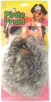 Pirate Beard (Light Grey)