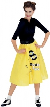 Jitterbug Girl (Yellow) Costume