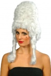 Dame - Pompadour Wig (White)