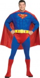 XXL - Superman - Super Deluxe Muscle Chest Fancy Dress Costume