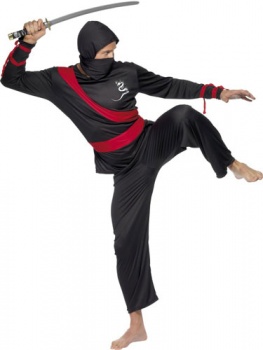 Ninja Warrior Fancy Dress Costume