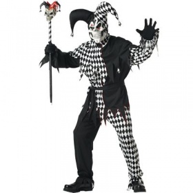 Halloween Fancy Dress Costume - Evil Jester