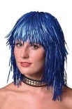 Cyber Tinsel Wigs - Blue
