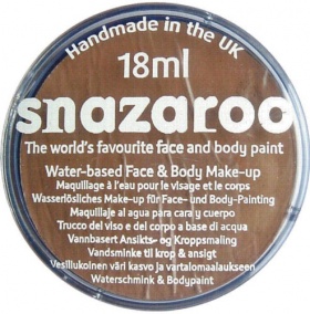Snazaroo Face Paint - Beige Brown 18ml 