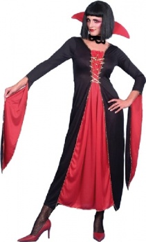 Vampiress Fancy Dress Costume