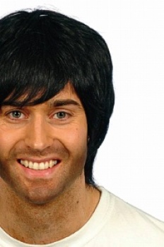 Boy Band Wig (Black)