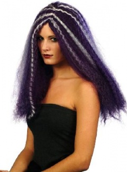 Gothic Chick Wig - (Purple)