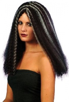 Gothic Chick Wig  - (Burgundy)