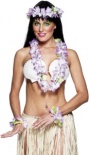 Hawaiian Garland Set  - Lilac