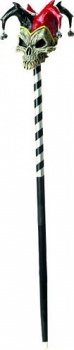 Evil Jester - Skull Staff