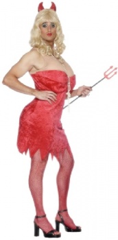 Fat Devil Fancy Dress Costume