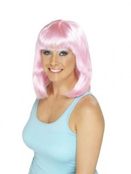 Cheerleader Wig - Pink