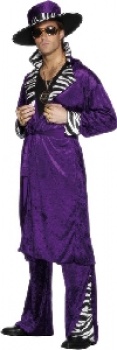 Daddy Pimp Costume - Purple