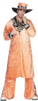 Daddy Pimp Costume - Orange