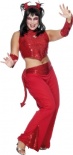 Sequin Devil Halloween Fancy Dress Costume (XL)