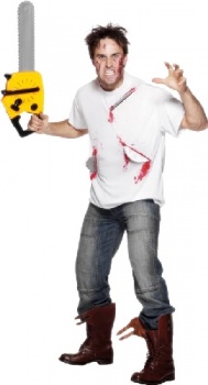 Horror Top - with saw blades and blood