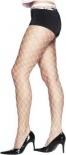 Tights - Diamond Net - White