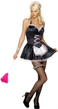 French Maid - Fever Fancy Dress Costume