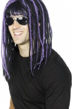 Punk Dreads - Black and Purple