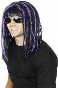 Punk Dreads - Black and Purple