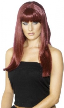 Chelci Wig - Burgundy