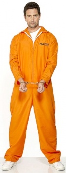 Escaped Prisoner Fancy Dress Costume 