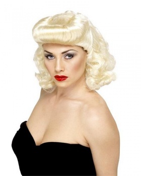 Pin Up Girl Wig - Blonde