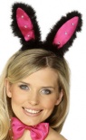 Bunny Ear Set - Pink / Black