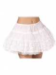 Bijou Boutique Fancy Dress Costumes - Petticoat - Lace Lined - White