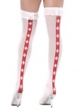 Bijou Boutique Fancy Dress Costumes - Stockings - Nurses Stockings with White Bow