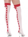 Bijou Boutique Fancy Dress Costumes - Stockings - Nurses Stockings with Red Bow