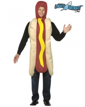 Hotdog Fancy Dress Costume - (Lightweight)