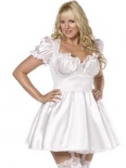 Bijou Boutique Fancy Dress Costumes - Sleeved Dress - White