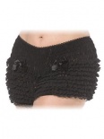 Bijou Boutieque Fancy Dress Costumes - Panties - Ruffled Pantaloons - Black