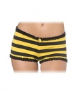Bijou Boutieque Fancy Dress Costumes - Panties - Black and Yellow Stripped Boy Leg Panties