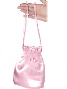 Bijou Boutieque Fancy Dress Costumes - Bags - Pink Rosette Handbag