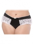 Bijou Boutieque Fancy Dress Costumes - Panties - Black and White Ruffled