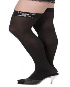 Stockings - Pirate With Skull and Cross Bones Design