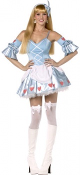 Alice in Wonderland (Fever - Rebel Toons) Fancy Dress Costume