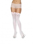 Stockings - White with Pink Bow