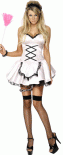 Ooh La La French Maid  - Fever Fancy Dress Costume