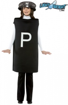 Salt and Pepper Pots (Salt) Fancy Dress Costume