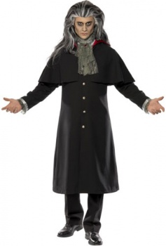 Vampire Jacket Fancy Dress Costume