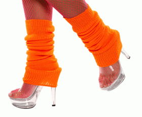 Legwarmers - Neon Orange