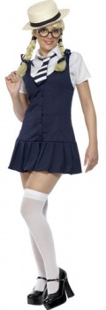 Schoolgirl Fancy Dress Costume