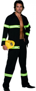 Fireman - Fever Male Fancy Dress Costume