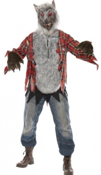 Werewolf Chest Fancy Dress Costume