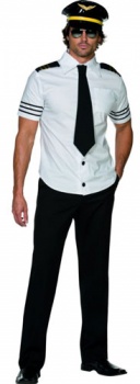 Mile High (Pilot) - Fever Male Fancy Dress Costume