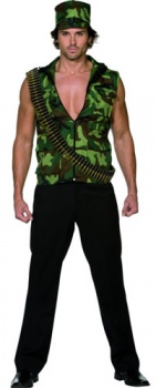 Army Guy - Fever Male Fancy Dress Costume