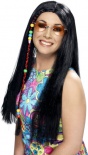 Hippie Lady Wig - Black